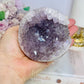 Large Druzy Amethyst X Agate Sphere On Stand 620g