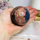 Large Football | Volcano Agate Sphere on Stand 336g