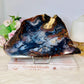 Large 24cm 438g Natural Agate Slab On Stand