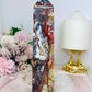 High Grade Druzy Mexican Lace Agate Chunky Tower 595g 18cm