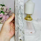 Large White Crazy Lace Agate Tower 25cm 956g