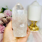 Natural Lemurian Clear Quartz Tower 11cm 399g