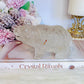 Chunky 11cm 359gram Clear Quartz Carved Bear
