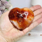 Carnelian Puffy Heart on Stand 220g
