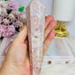 Pink Agate Large Druzy Wand 18cm