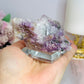 Collectors Piece ~ High Grade Purple Cubed Fluorite Specimen On Stand 223grams