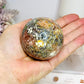 Plum Blossom Jasper Sphere on Stand 301g