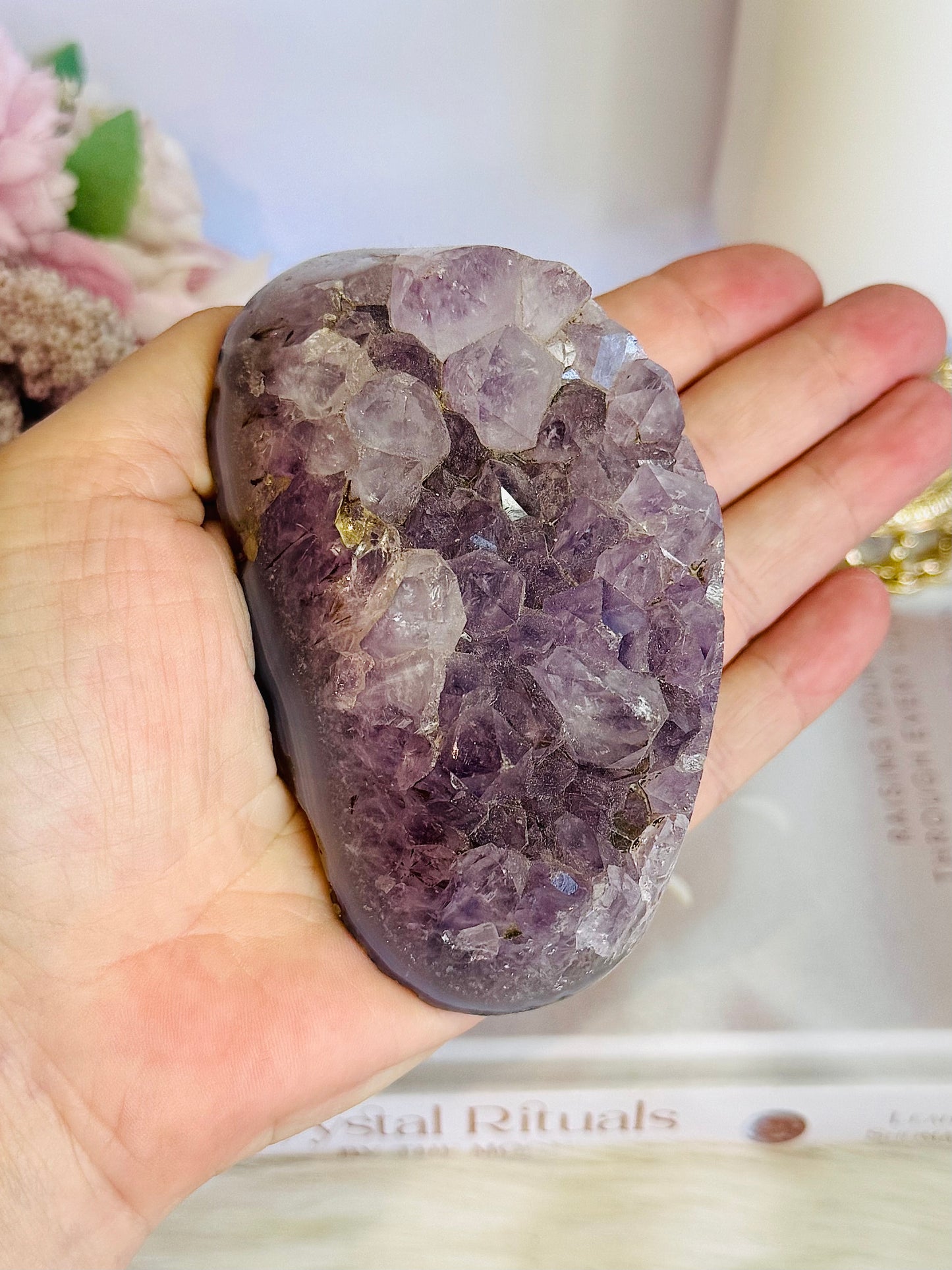 Natural Purple Amethyst Cluster 302 grams