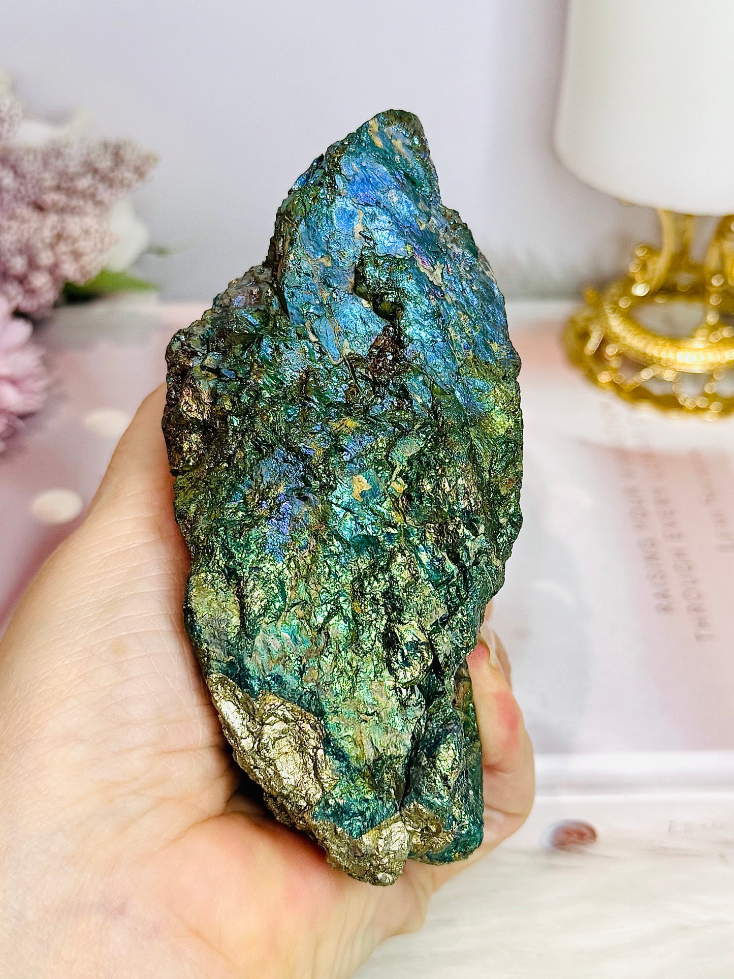 Natural Large Chalcopyrite | Peacock Ore Specimen 937g
