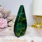 Emerald Jasper Flame | Freeform 11cm