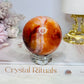 Carnelian Sphere On Stand 282g
