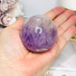 Purple Agate Sphere on Stand 236g