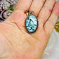 Sterling Silver 925 Navajo Turquoise Pendant In Gift Bag