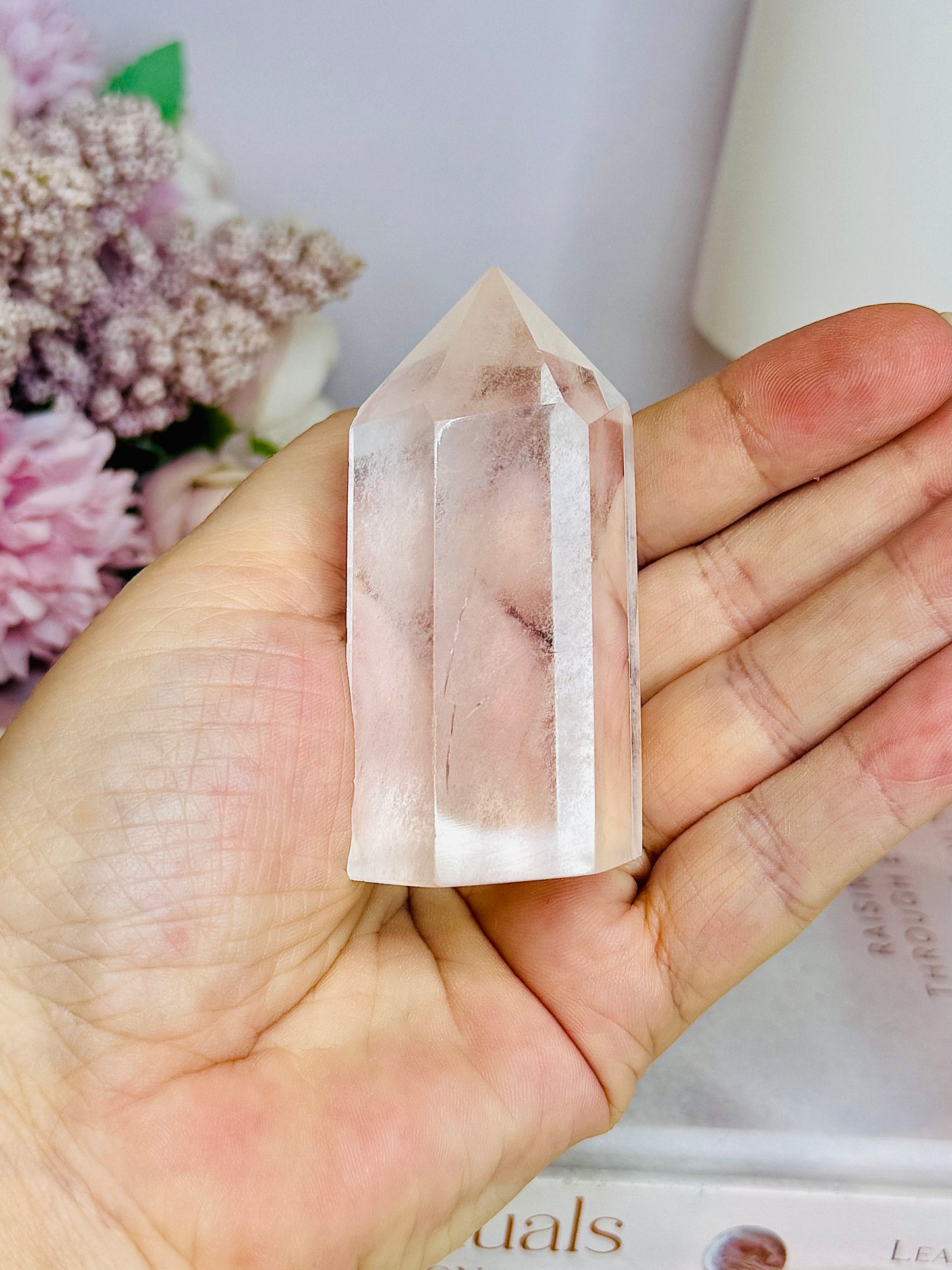 High Grade Clear Quartz Tower | Point 7cm