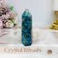 Blue Apatite Tower 7.5cm