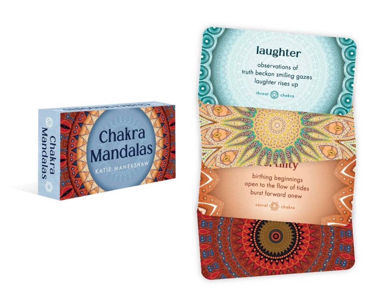 Chakra Mandalas Affirmation Cards