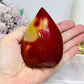 Mookaite Jasper Carved Flame 9cm