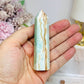 Blue Aragonite Tower 9cm