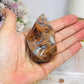 Jasper Carved Flame 7cm