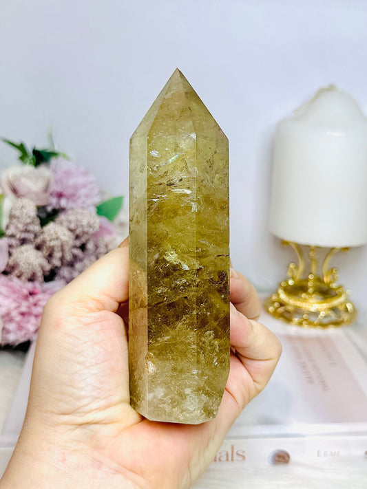 Smokey Citrine Tower 14cm