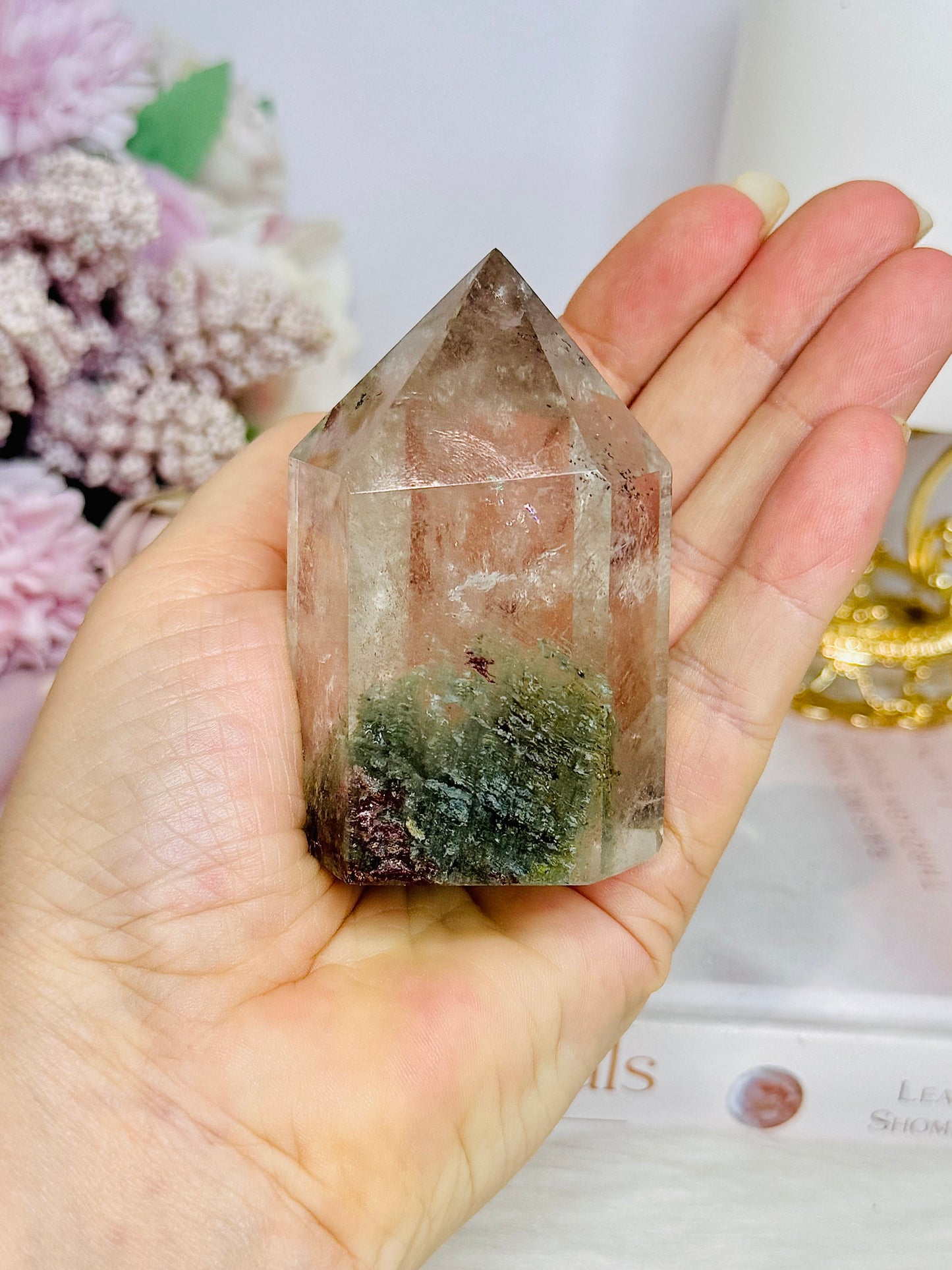 Garden Quartz | Lodolite Chunky Tower 7.5cm