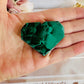 Beautiful Natural Malachite Carved Heart From Congo  5.5cm