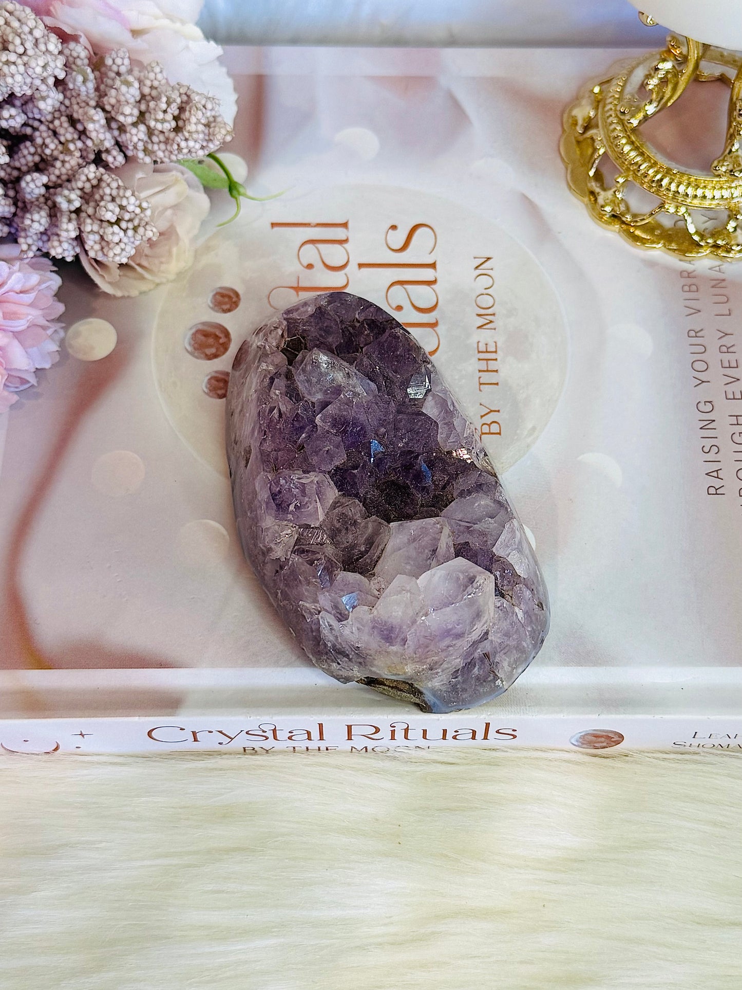 Natural Purple Amethyst Cluster 302 grams