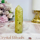Prehnite Tower 9cm