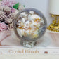 Large Flower Agate Sphere On Stand 848g