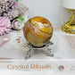 Polychrome Agate Sphere on Stand 205g