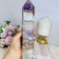 Large Amethyst X Agate Chunky Tower 23.5cm 769g