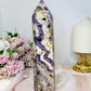 Large Dream | Chevron Amethyst Tower 20.5cm 742g