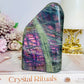 Natural Large Pink & Purple Flash Labradorite Freeform 11cm 610g