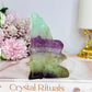 Fluorite Carved Fairy 9cm
