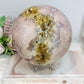 A Collectors Piece ~ Huge Druzy Pink Amethyst High Grade Sphere On Stand 2.7KG 12cm