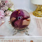 Large Mookaite Jasper Sphere on Stand 347g