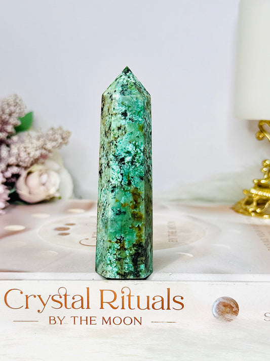African Turquoise Tower 9cm