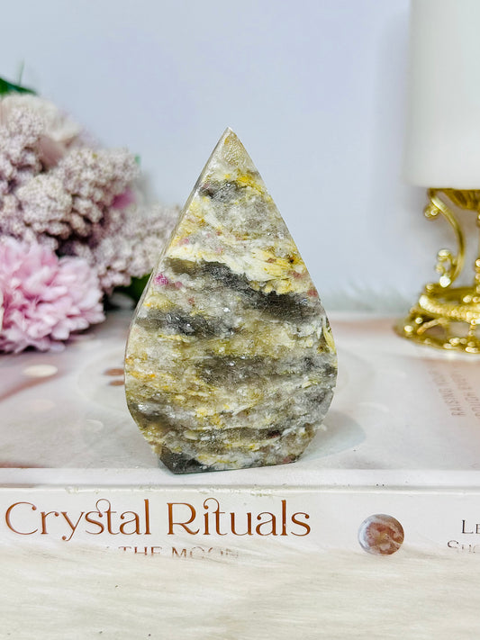 Pink Tourmaline Flame | Freeform 9cm