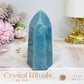 Chunky Blue Trolleite High Grade Tower 243g 9.5cm