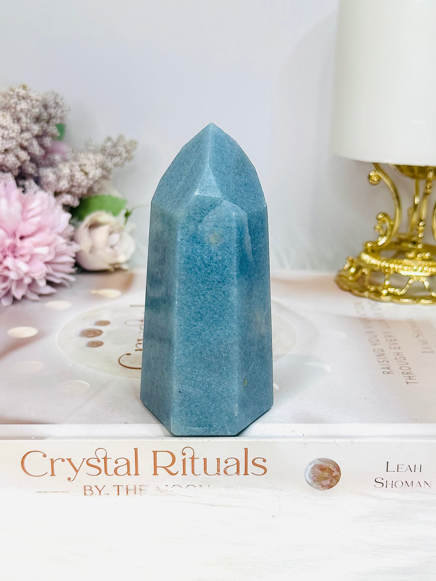Chunky Blue Trolleite High Grade Tower 243g 9.5cm
