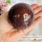 Large 549gram Red Onyx Sphere on Stand