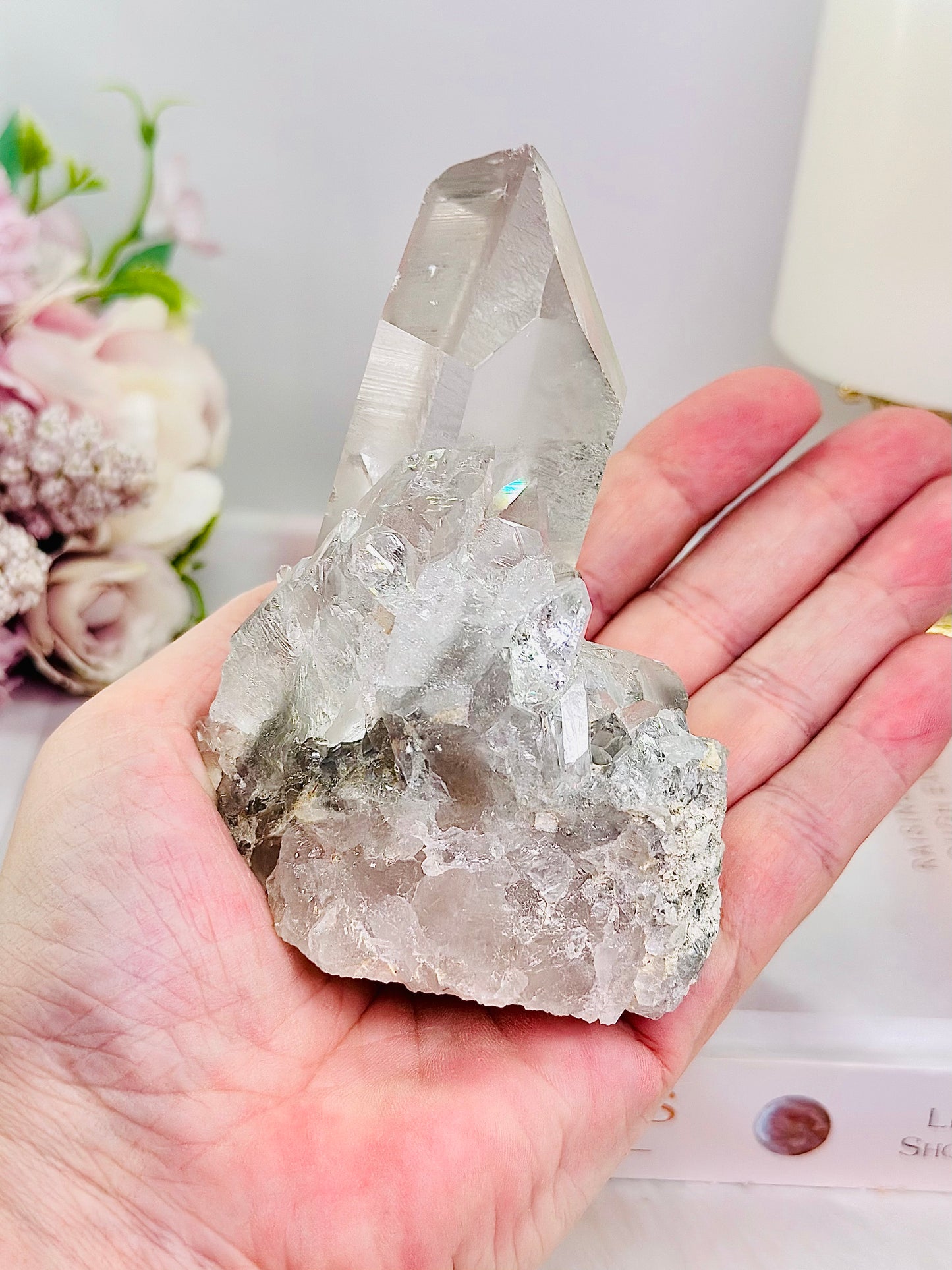 Stunning Natural Clear Quartz Specimen 282grams From Brazil