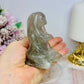 Large Mother Earth Fluorite Carving 9cm 313g