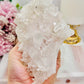 High Grade 253gram Clear Quartz Cluster with Perfect Points From Brazil