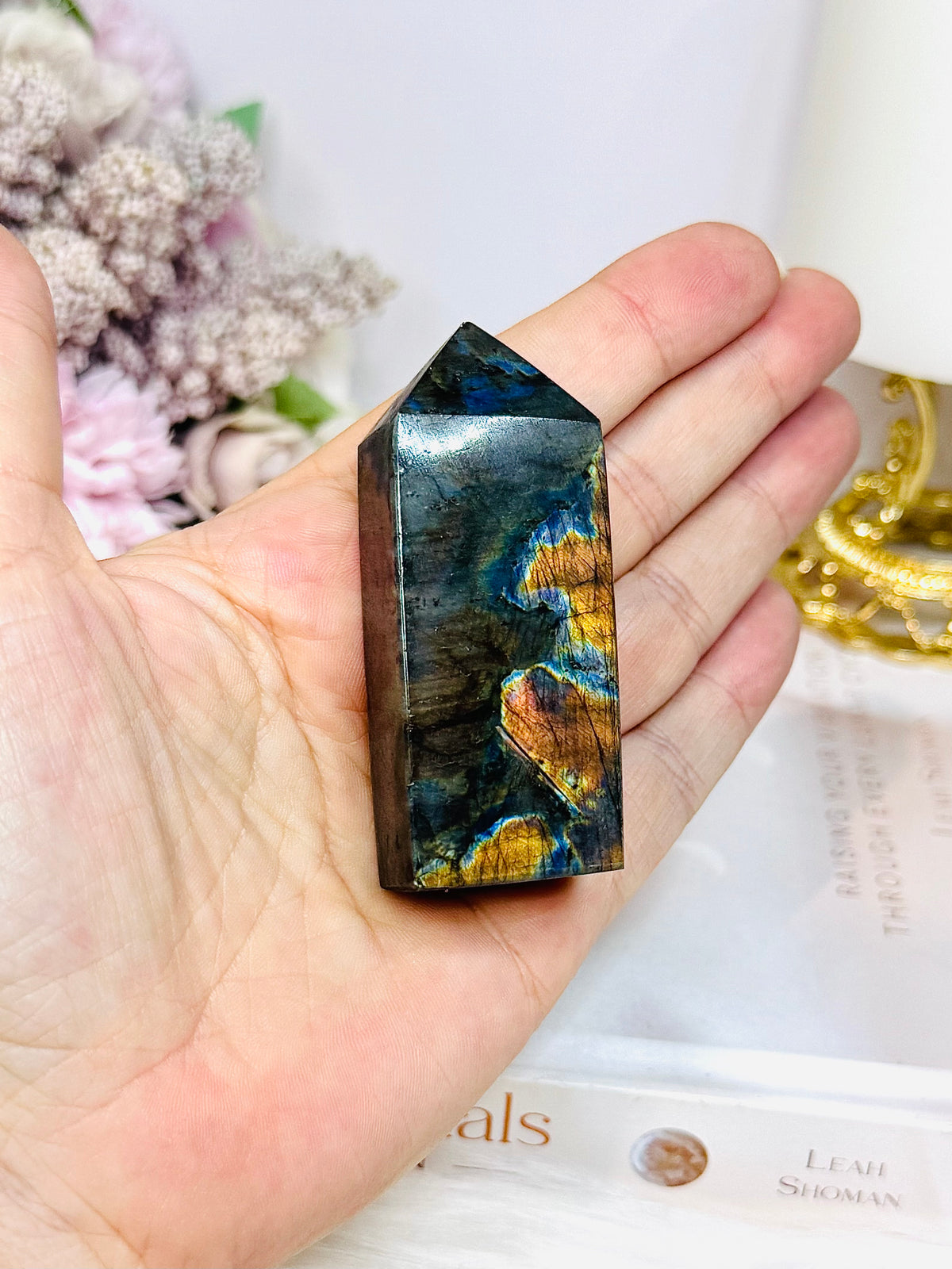 High Grade Labrdorite Tower 7cm