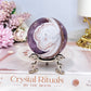 Crazy Lace Amethyst Sphere on Stand 274g