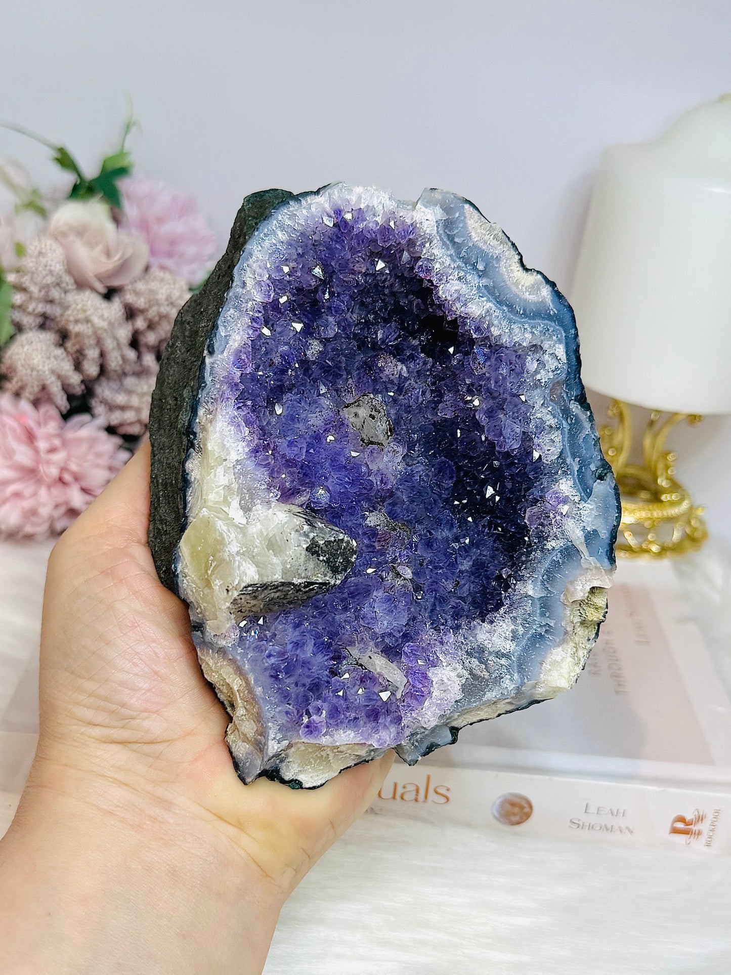 Large Amethyst Cluster 14.5cm 621g