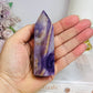 Purple Fluorite Tower 9.5cm