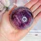 The Most Magical Large Lavender Star Rose Quartz Sphere with Flash On Stand 402grams