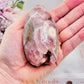 ⚜️ SALE ⚜️ Druzy Pink Amethyst Egg on Stand 16cm